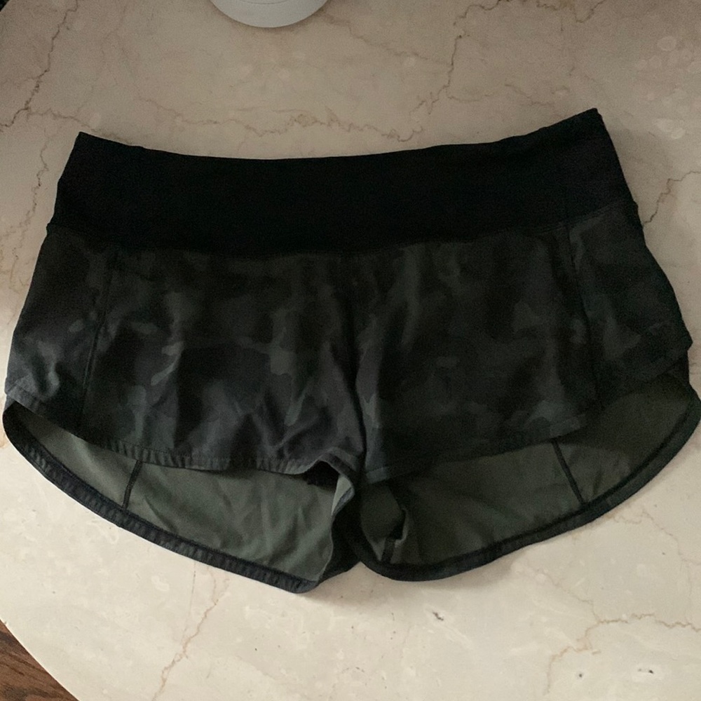 Camo Lulu Lemon Shorts